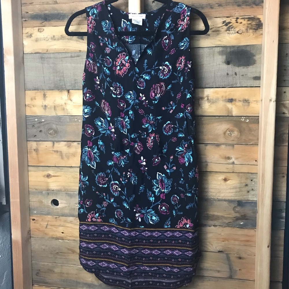 beachlunchlounge sleeveless dress with tassels